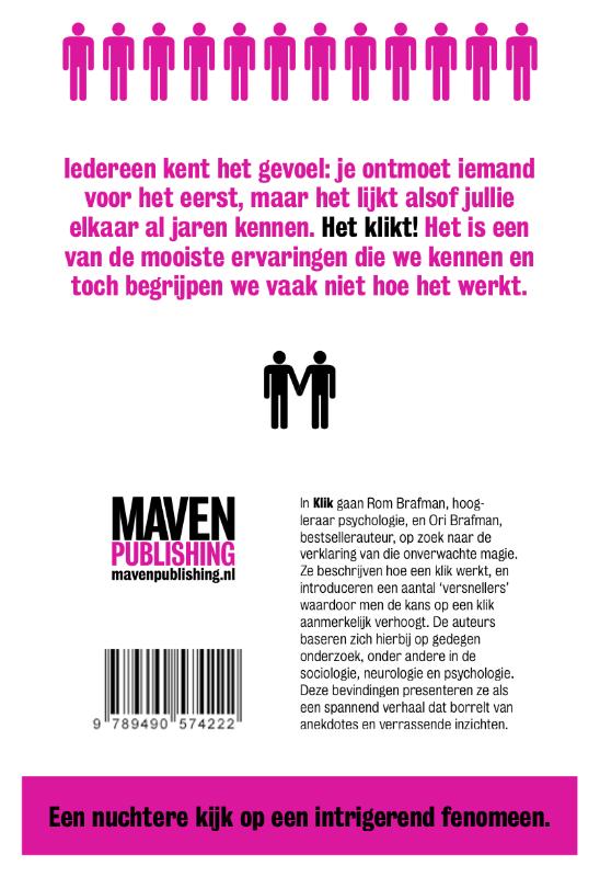 Achterkant van De magie van de Klik