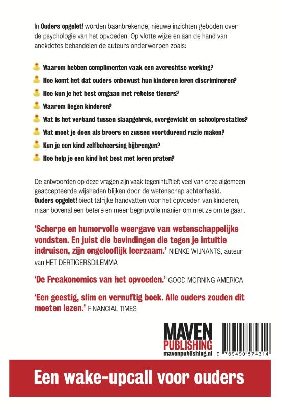 Achterkant van Ouders opgelet!