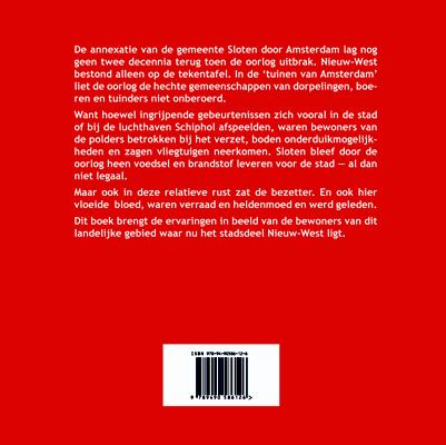 Achterkant van In de schaduw van de oorlog