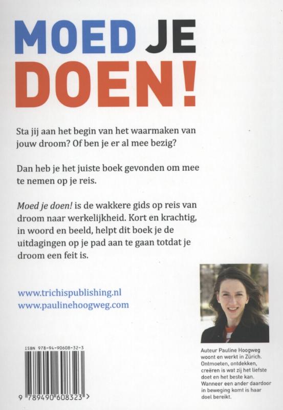 Achterkant van Moed je doen!