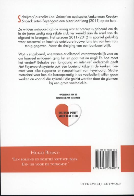 Achterkant van Het Feyenoord-mysterie