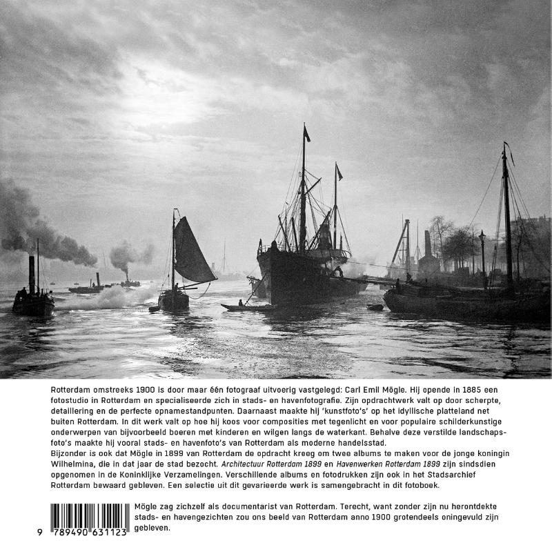 Achterkant van Carl Emil Mögle fotograaf te Rotterdam 1885-1910