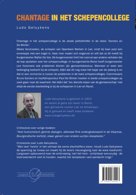 Achterkant van Chantage in het schepencollege