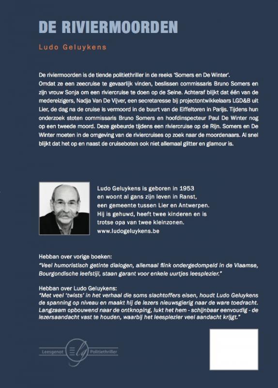 Achterkant van De riviermoorden