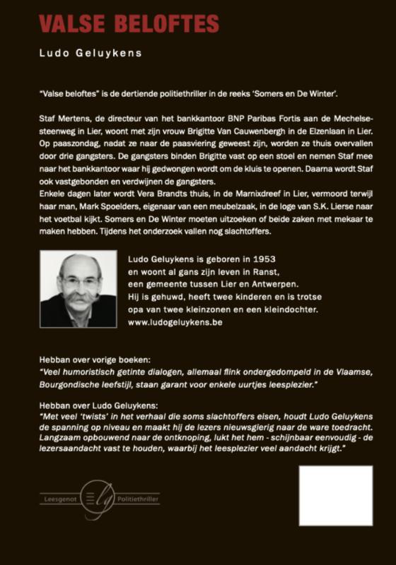 Achterkant van Valse beloftes