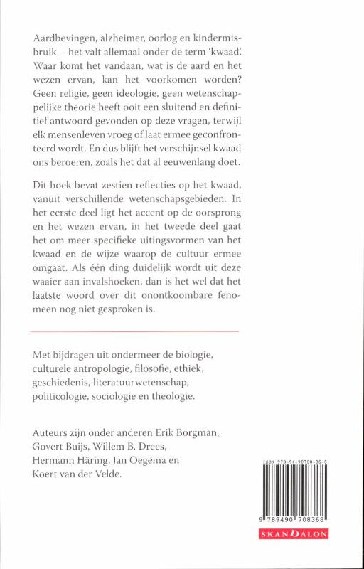 Achterkant van Het kwaad
