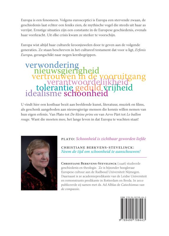Achterkant van Erfenis Europa