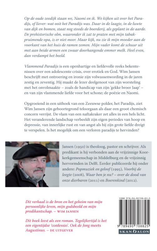 Achterkant van Vlammend paradijs