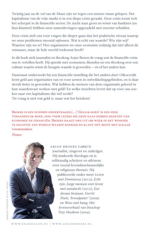 Achterkant van Geld en goed