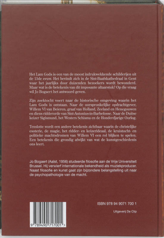 Achterkant van Van Eyck, De Aanbidding van het Lam Gods