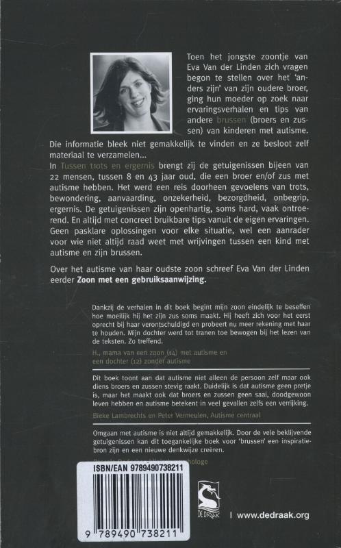 Achterkant van Tussen trots en ergernis