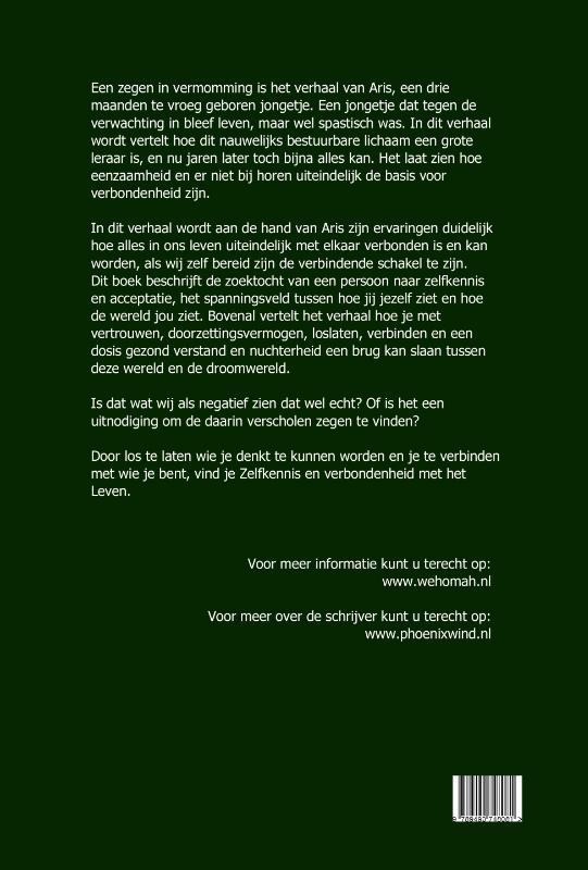 Achterkant van Een zegen in vermomming
