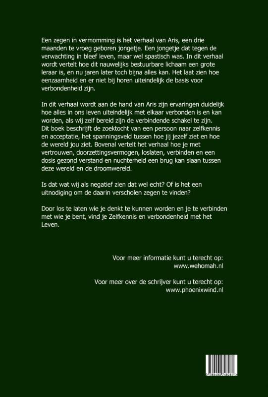 Achterkant van Een zegen in vermomming