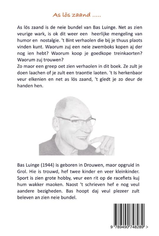 Achterkant van As lös zaand