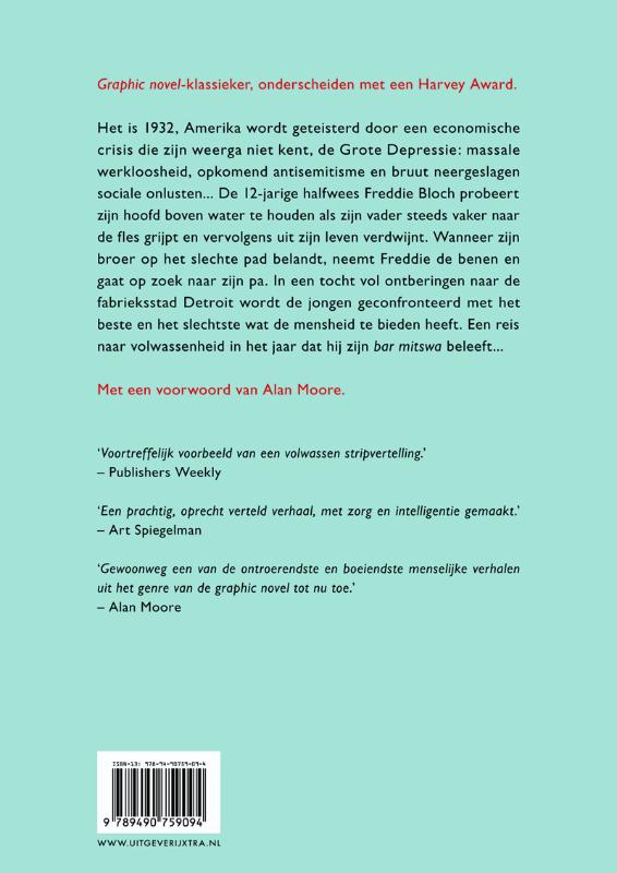 Achterkant van Op weg