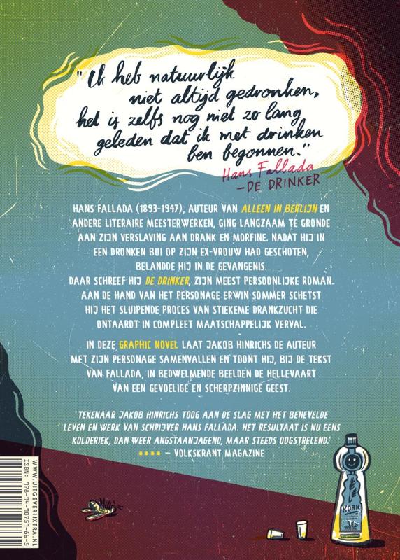 Achterkant van Hans Fallada