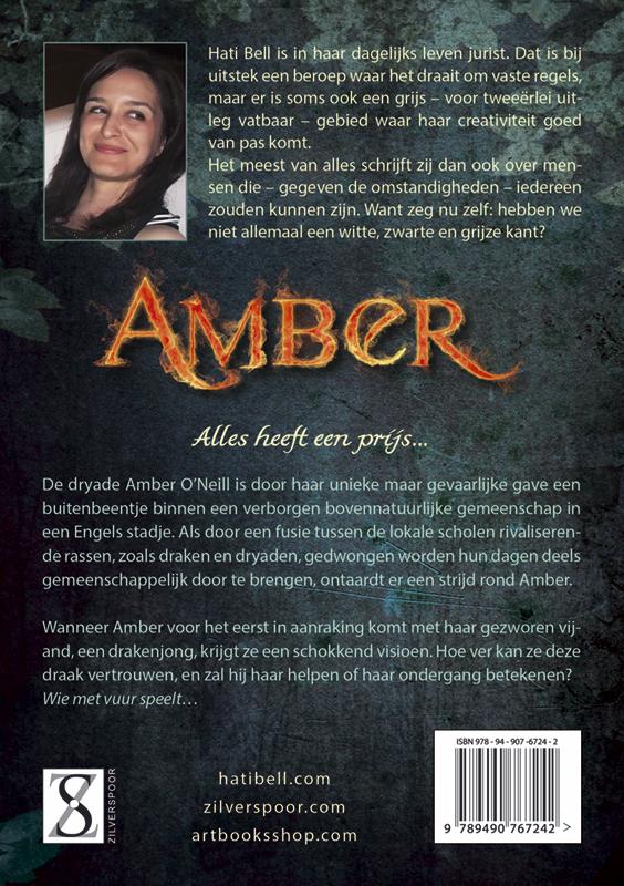 Achterkant van Amber