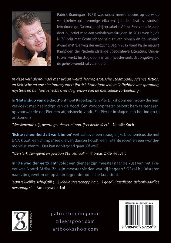 Achterkant van Het indigo van de dood