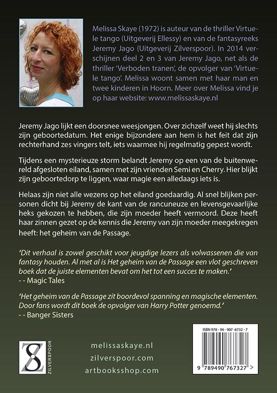 Achterkant van Het geheim van de passage