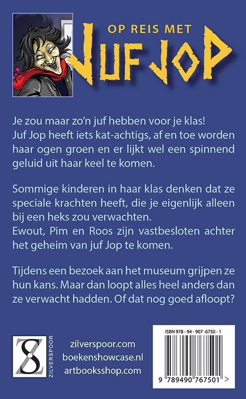 Achterkant van Op reis met juf Jop