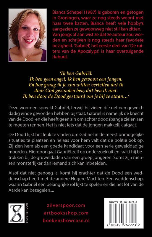 Achterkant van Gabriel