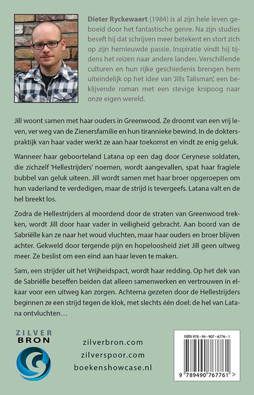 Achterkant van Jills talisman
