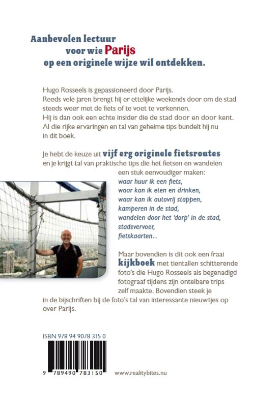 Achterkant van Fietsen & Wandelen in Parijs