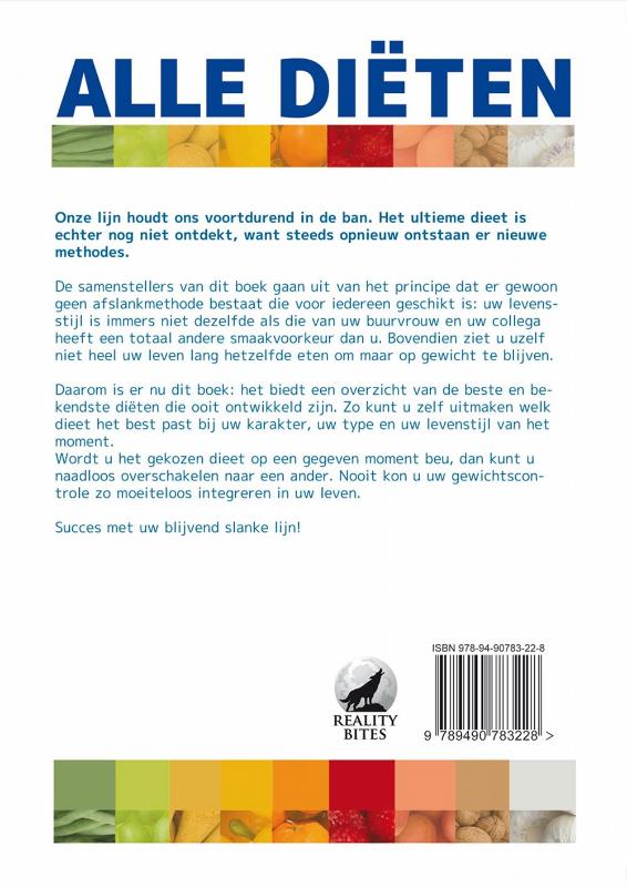 Achterkant van Alle dieten