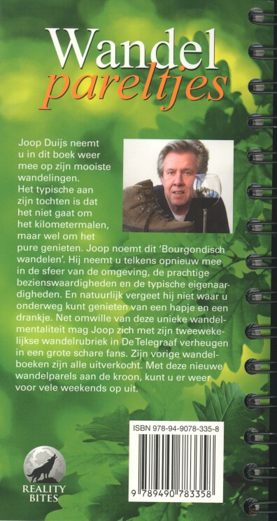 Achterkant van Wandelpareltjes