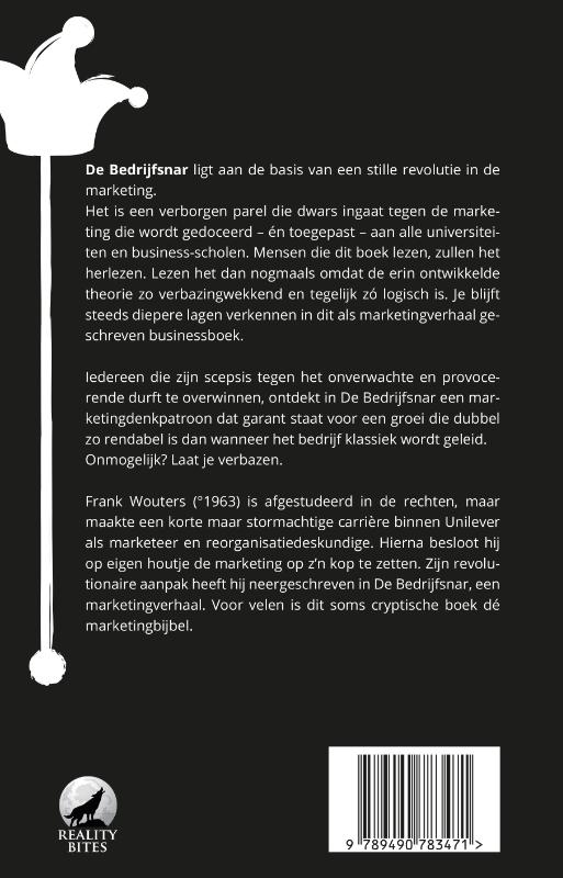 Achterkant van De bedrijfsnar