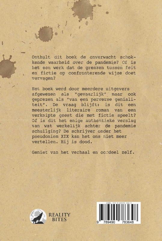 Achterkant van Alleen lezen als ik dood ben