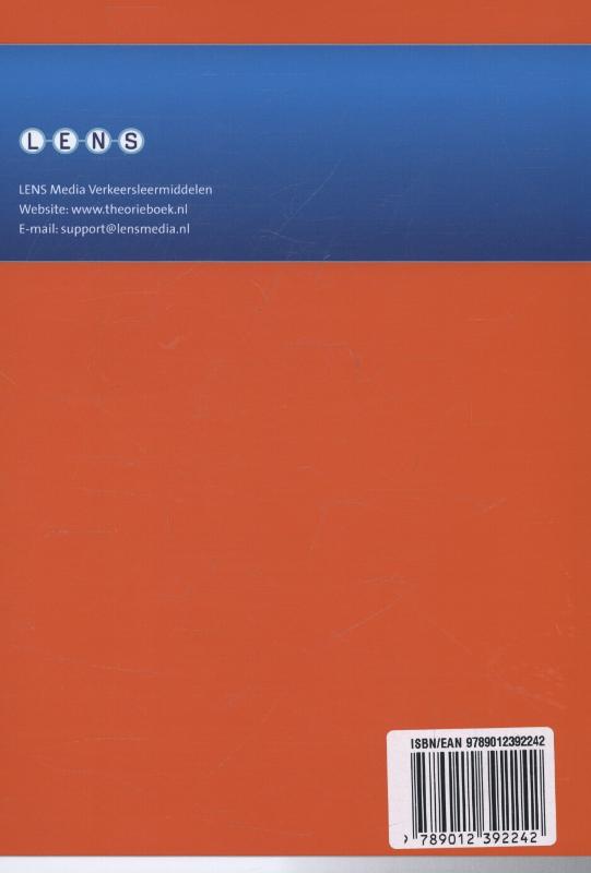 Achterkant van Theorie leren motor