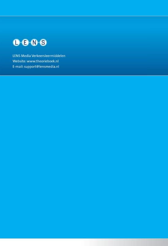 Achterkant van Theorie leren auto