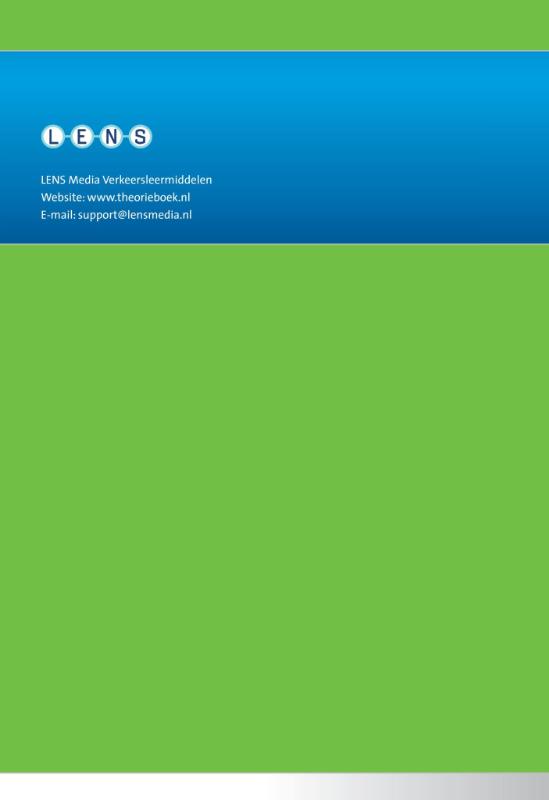 Achterkant van Theorie leren bromfiets