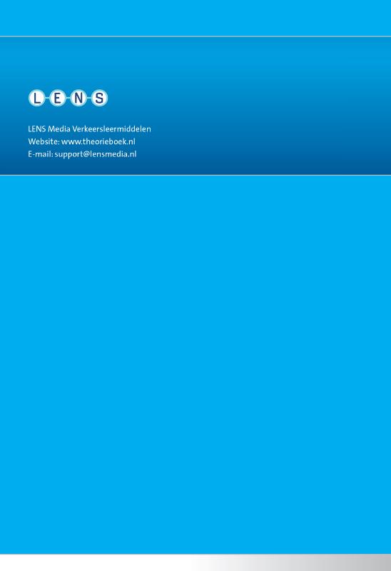 Achterkant van Theorie leren auto