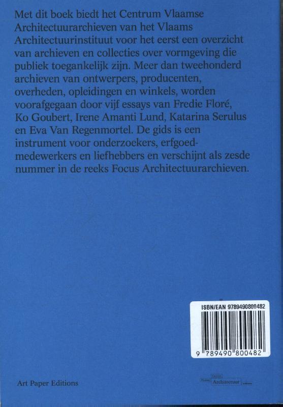 Achterkant van Vormgevingserfgoed in Vlaanderen na 1945