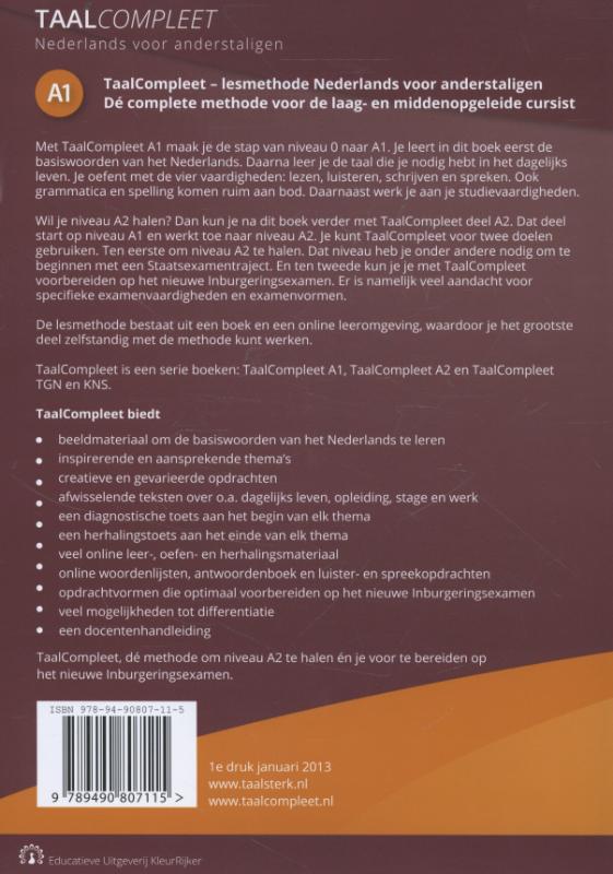 Achterkant van A1