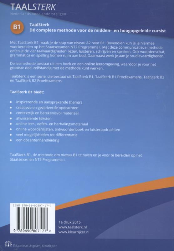 Achterkant van B1