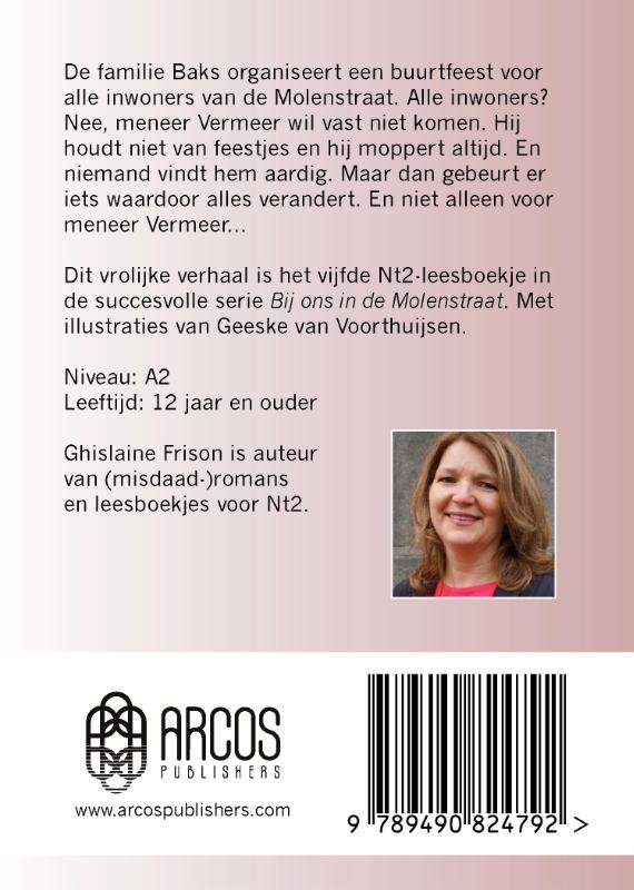 Achterkant van Geen feest voor meneer Vermeer?