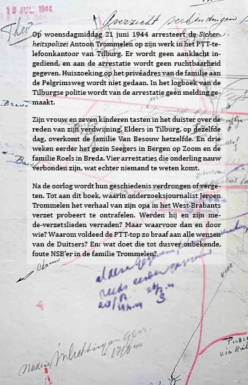 Achterkant van De verdwijning van opa