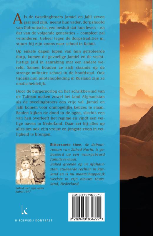 Achterkant van Bitterzoete thee