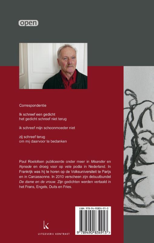 Achterkant van Een roos in december