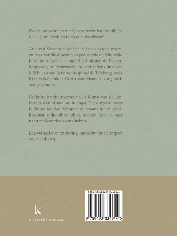 Achterkant van Noodhospitaal de Tafelberg – Dagboek Anje van Maanen