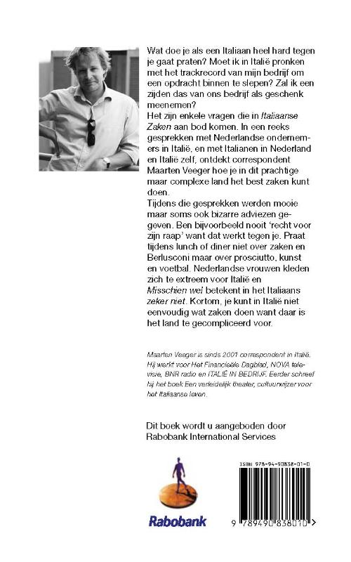 Achterkant van Italiaanse Zaken
