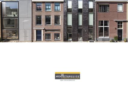 Achterkant van De Architectuurguide, gemeente Leiden, particuliere woningen, nieuw Leyden