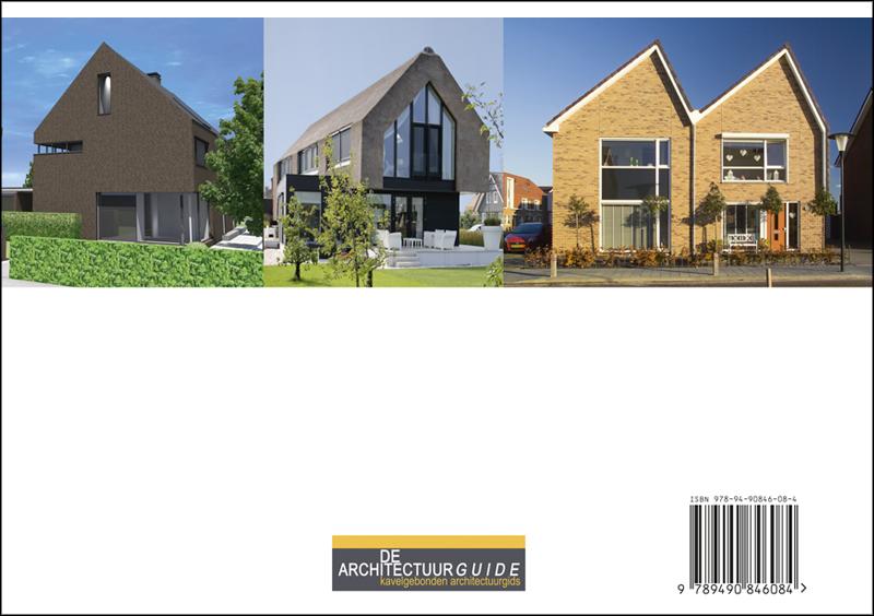 Achterkant van De Architectuurguide, particuliere woningen, GEM Westeraam, Elst
