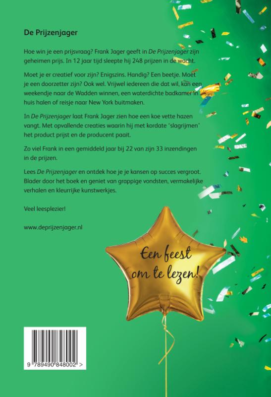 Achterkant van De prijzenjager