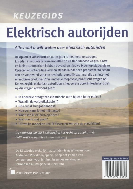 Achterkant van Elektrisch autorijden