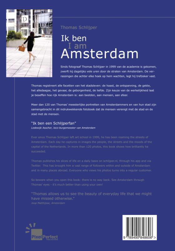 Achterkant van Ik ben Amsterdam / I am Amsterdam