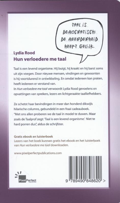 Achterkant van Hun verloedere me taal